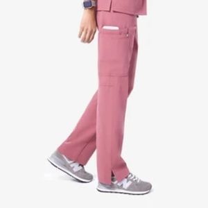 Figs Mauve Kade Cargo Scrub Pants Technical